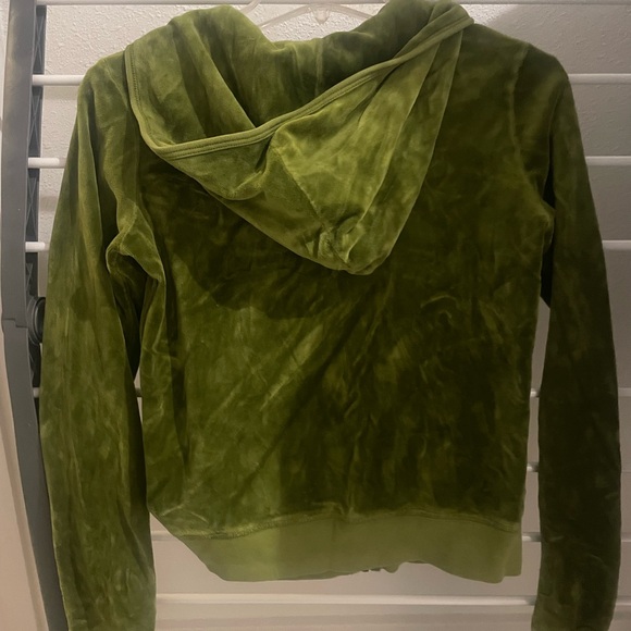 Juicy couture green vintage velour jacket - Picture 4 of 6